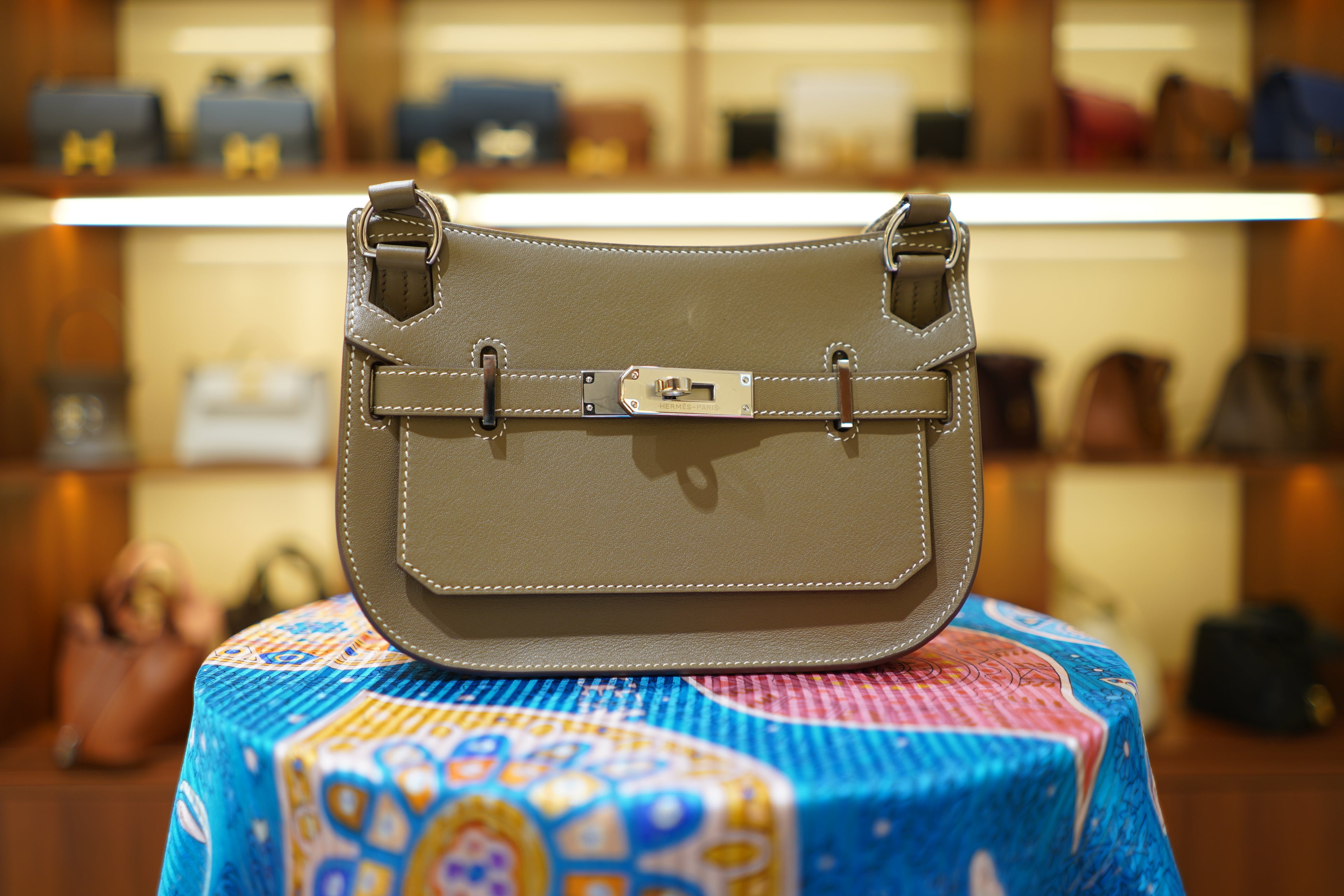 Hermes | Jypsiere – Epsom – Olive Green – Silver Hardware