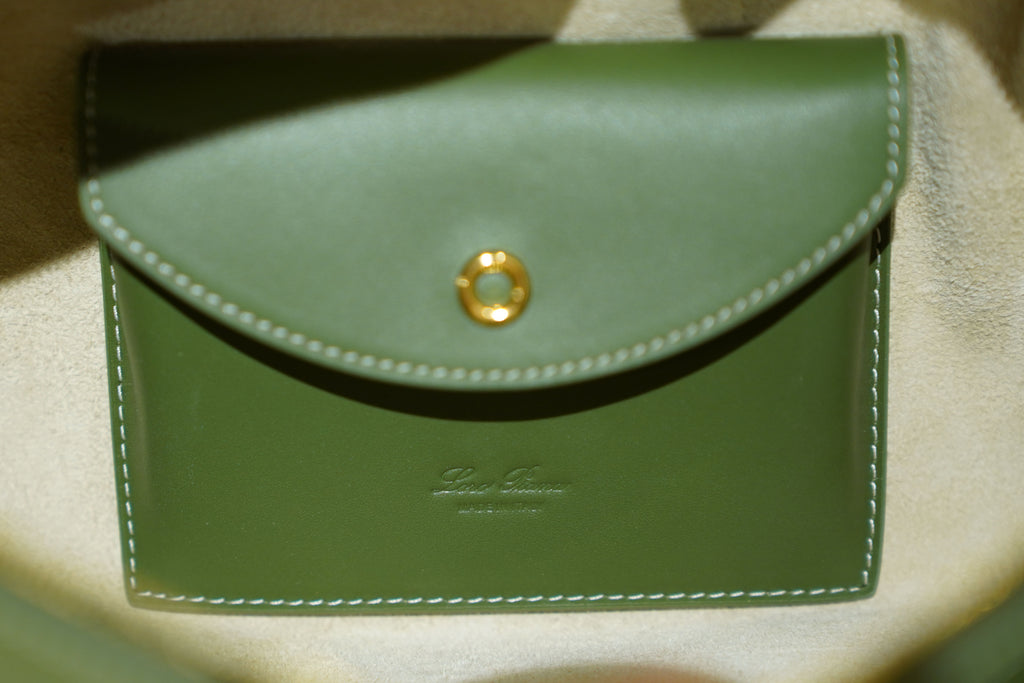 Loro Piana | Extra Bag L27 – Leather – Green – Gold Hardware