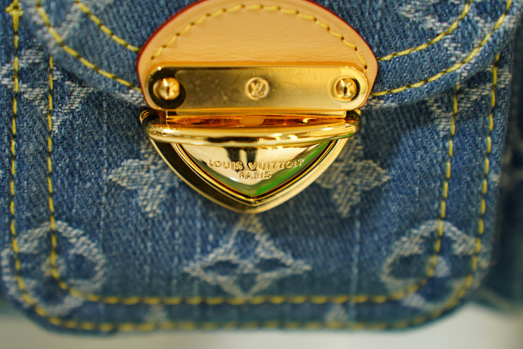 Louis Vuitton | Nano Speedy – Denim – Blue – Gold Hardware