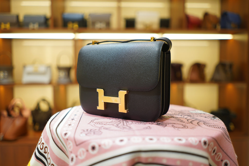 Hermes | Constance – Epsom – Black – Gold Hardware