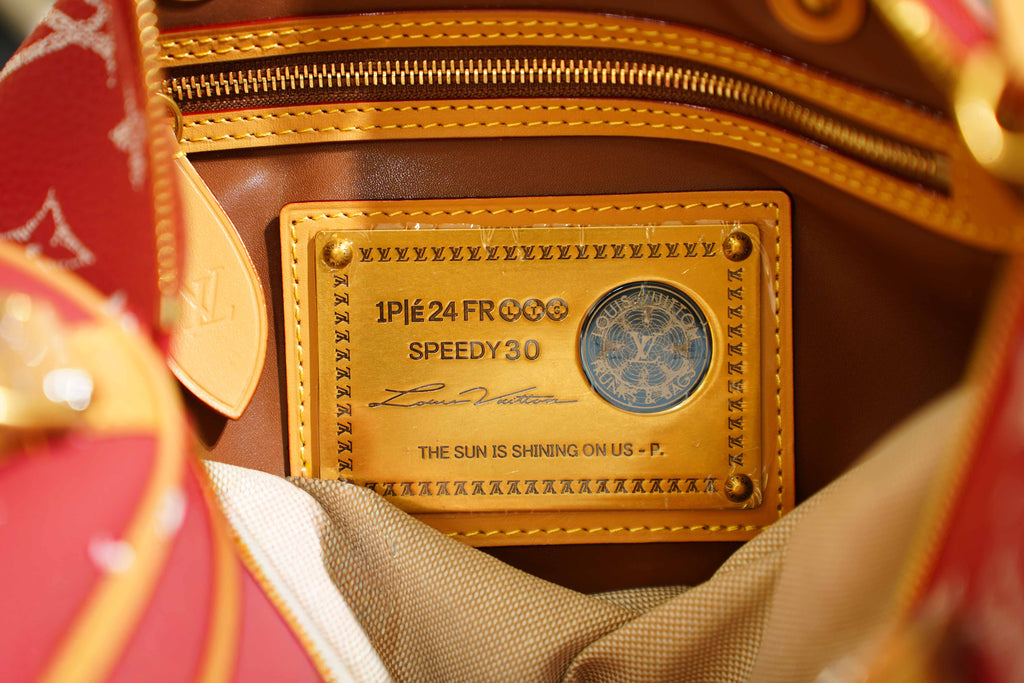 Louis Vuitton | Speedy – Canvas – Red – Gold Hardware