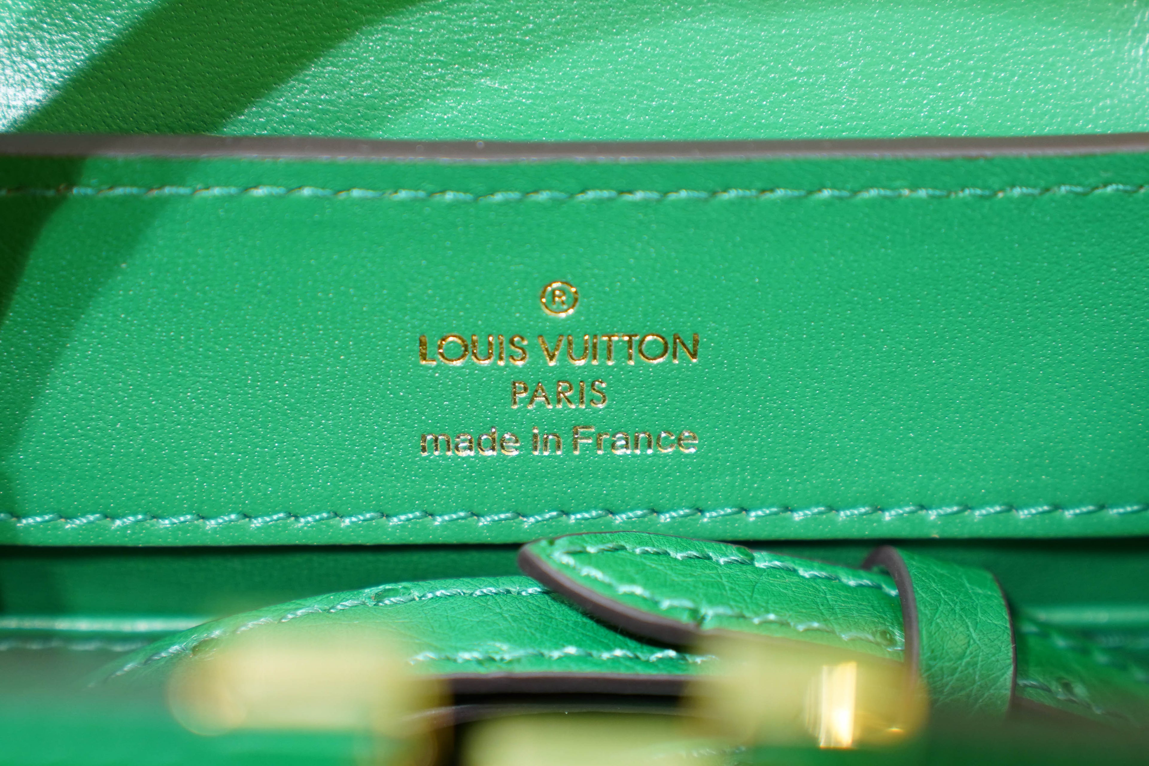 Louis Vuitton | Capucines Medium – Ostrich Leather – Green – Gold Hardware