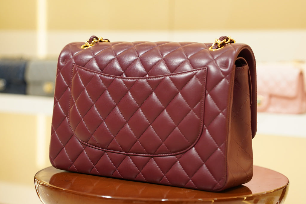 Chanel | Classic Flap Medium – Lambskin Leather – Burgundy – Gold Hardware