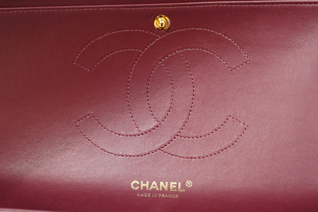 Chanel | Classic Flap Medium – Lambskin Leather – Burgundy – Gold Hardware