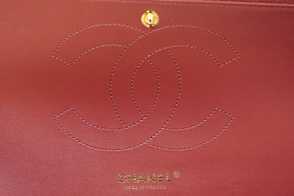 Chanel | Classic Flap Medium – Caviar Leather – Burgundy – Gold Hardware