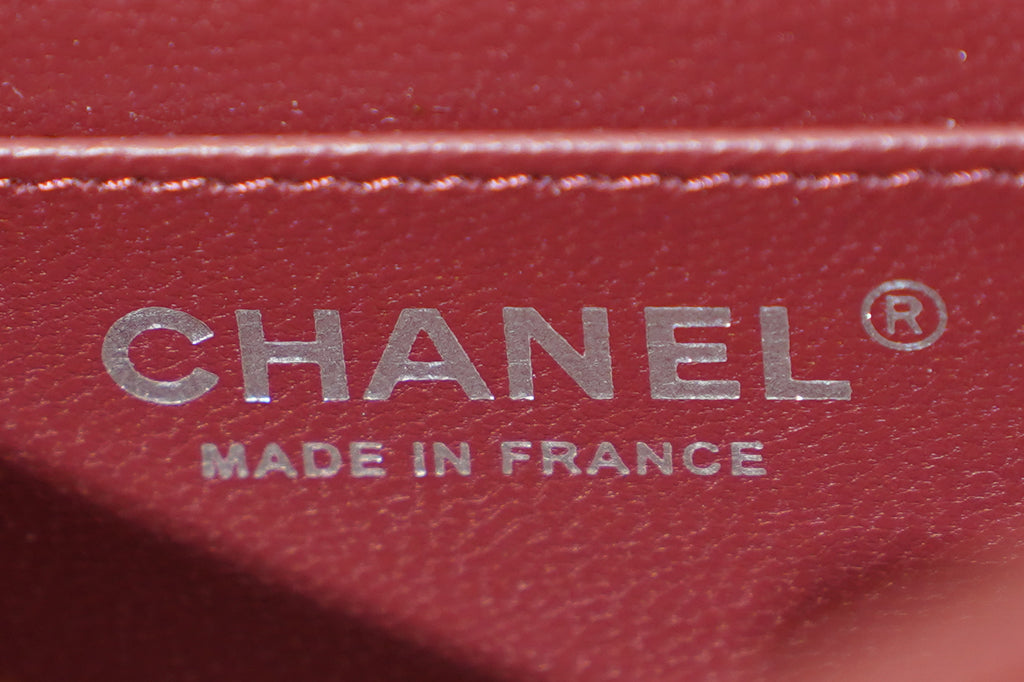 Chanel | Classic Flap Bag – Burgundy Caviar Leather – Silver Hardware