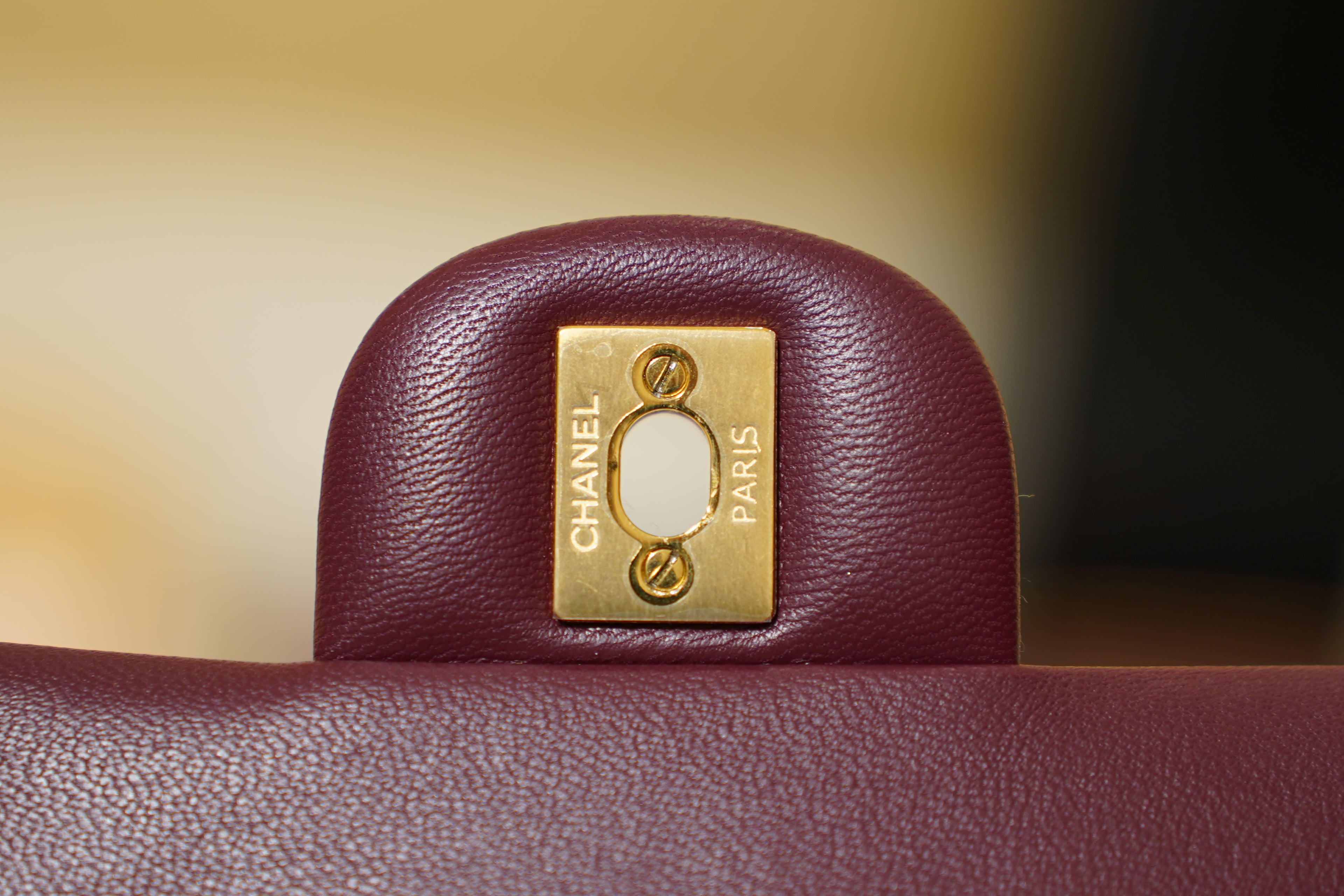 Chanel | Classic Flap Bag – Bordeaux Lambskin – Gold Hardware