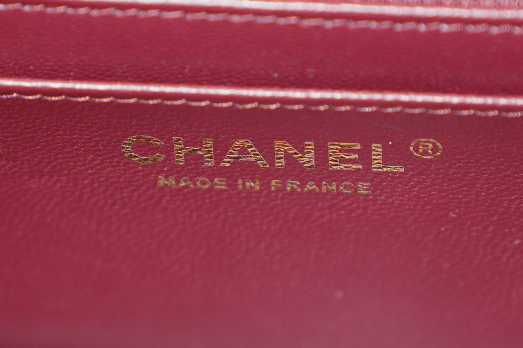 Chanel | Classic Flap Bag – Bordeaux Lambskin – Gold Hardware
