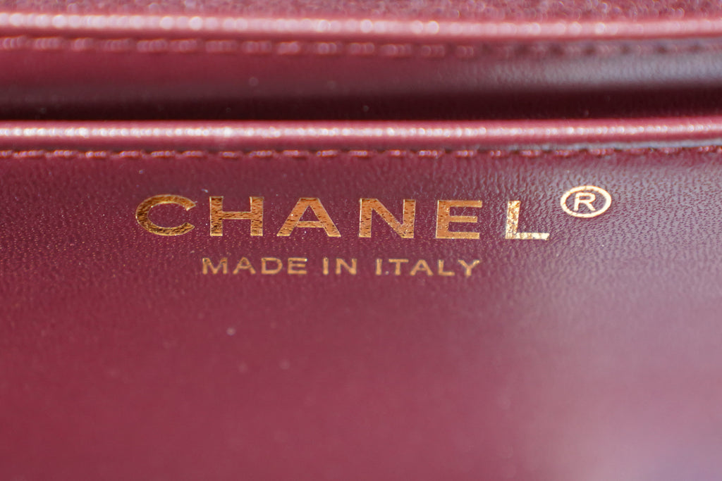 Chanel | Classic Flap Bag – Burgundy Suede – Gold Hardware