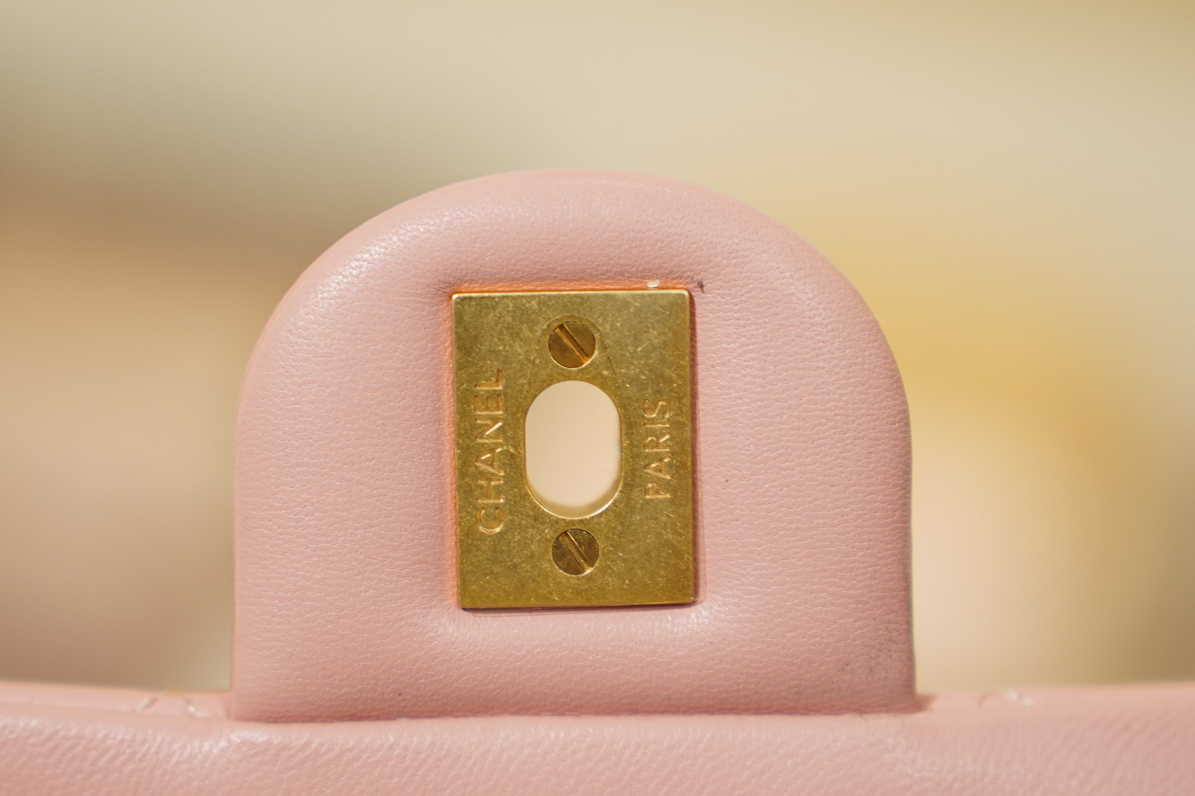 Chanel | Classic Flap Bag with Charm – Pink Lambskin – Gold Hardware