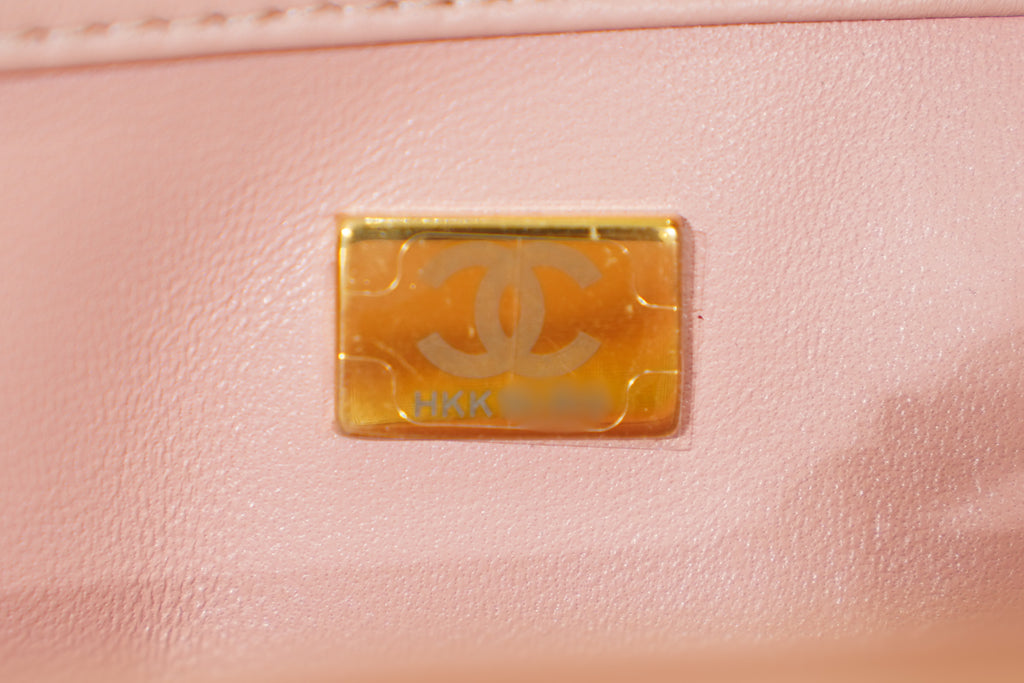 Chanel | Classic Flap Bag with Charm – Pink Lambskin – Gold Hardware