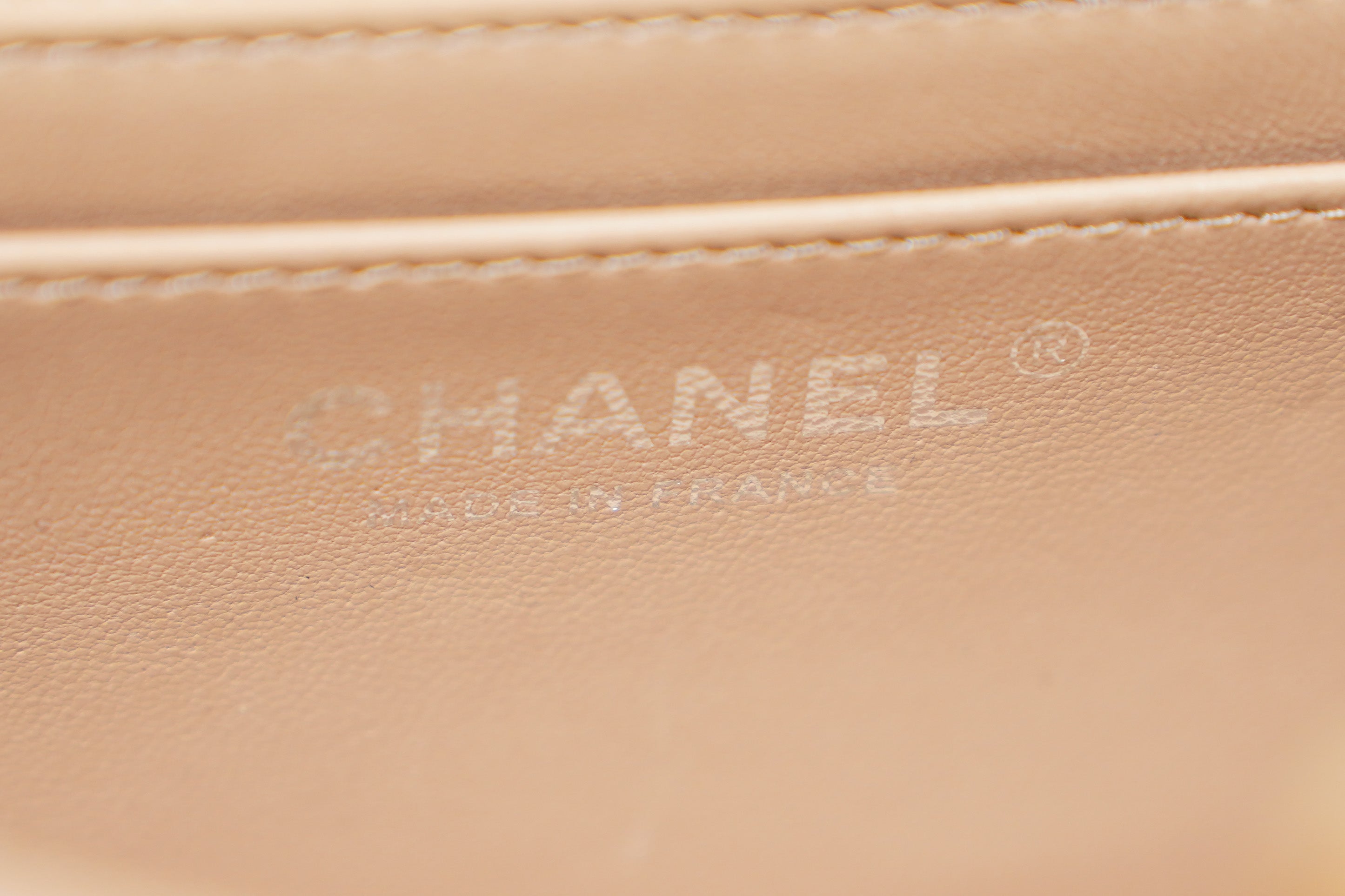 Chanel | Classic Flap Bag – Nude Beige Lambskin – Silver Hardware