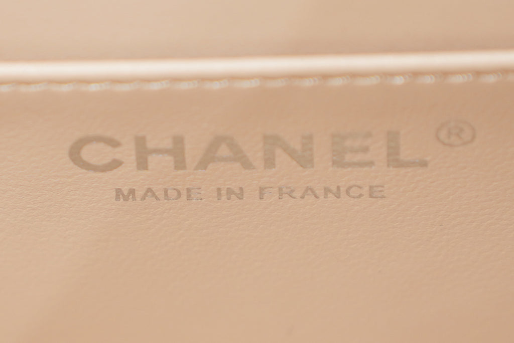 Chanel | Classic Flap Bag – Beige Caviar Leather – Silver Hardware