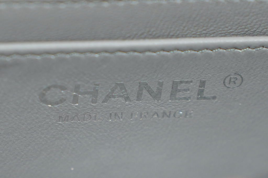 Chanel | Classic Flap Bag – Grey Lambskin – Silver Hardware