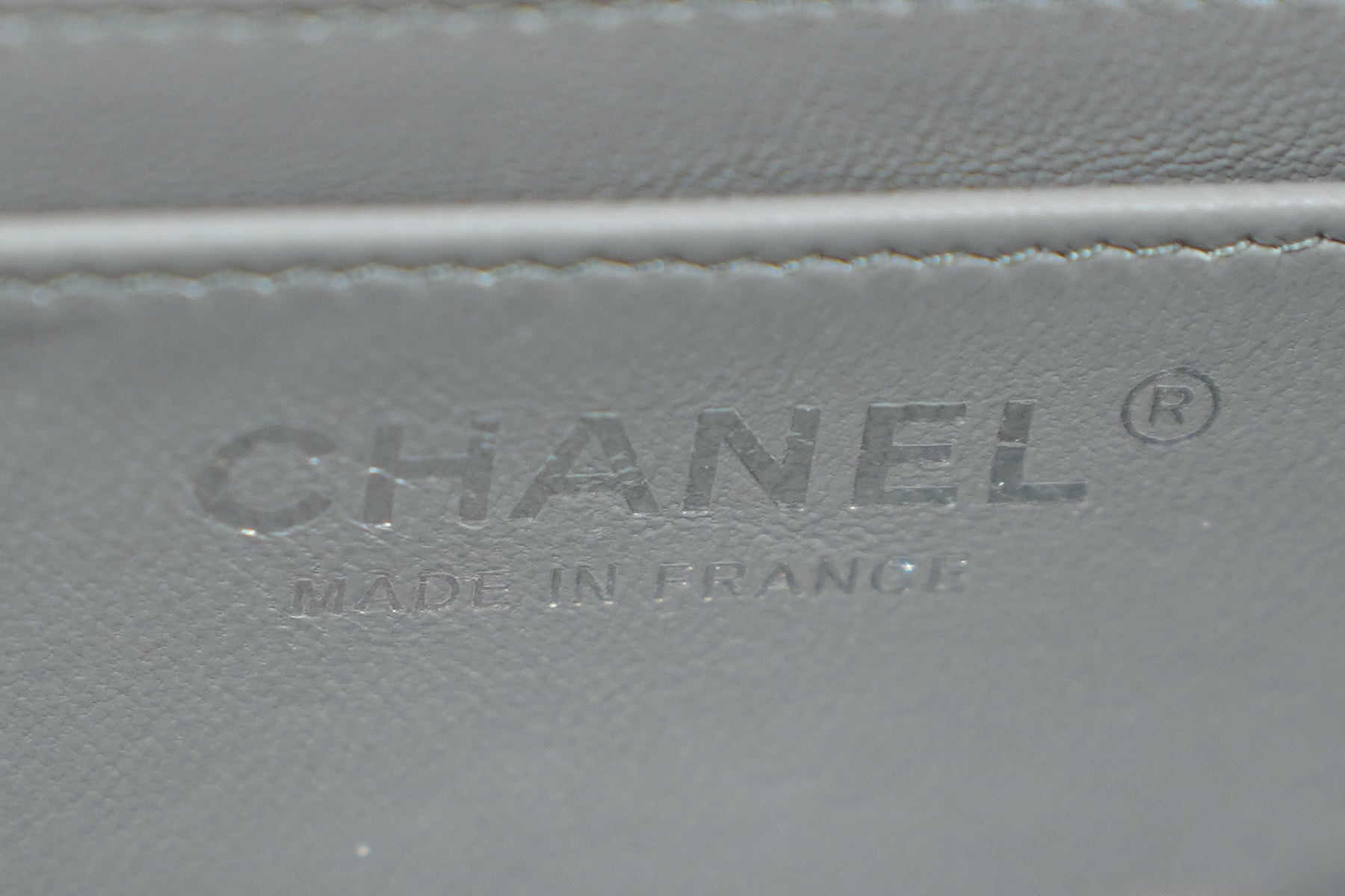 Chanel | Classic Flap Bag – Grey Lambskin – Silver Hardware