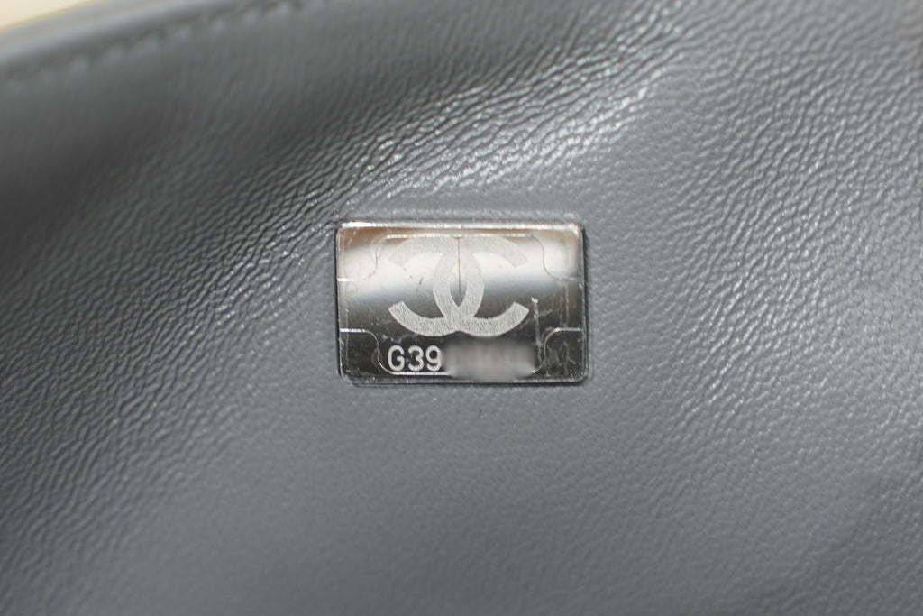 Chanel | Classic Flap Bag – Grey Lambskin – Silver Hardware