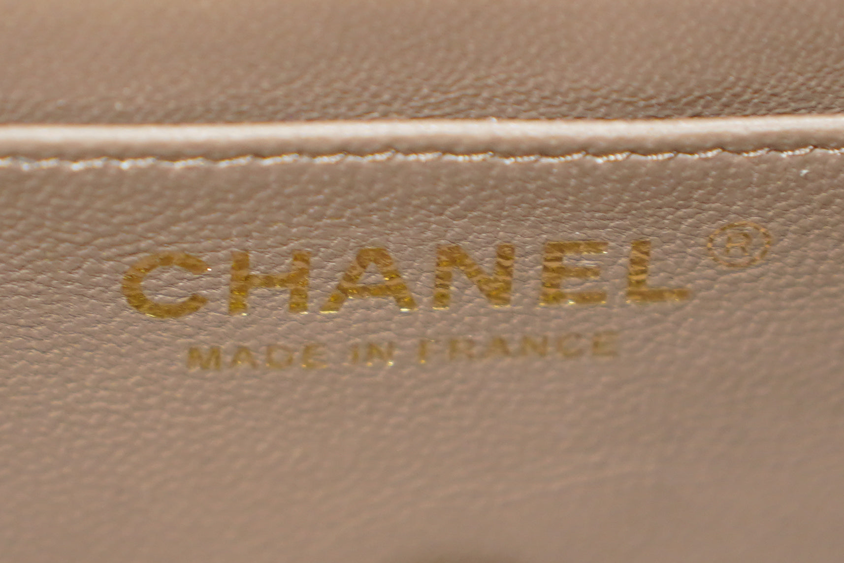 Chanel | Classic Flap Bag – Taupe Lambskin – Gold Hardware