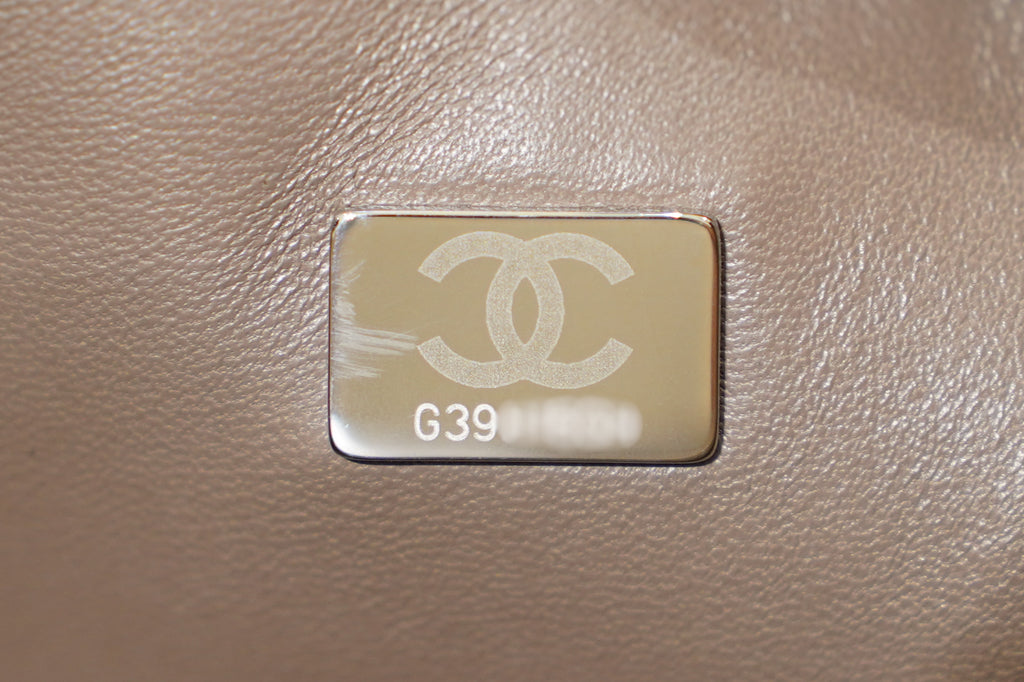 Chanel | Classic Flap Bag – Taupe Lambskin – Silver Hardware