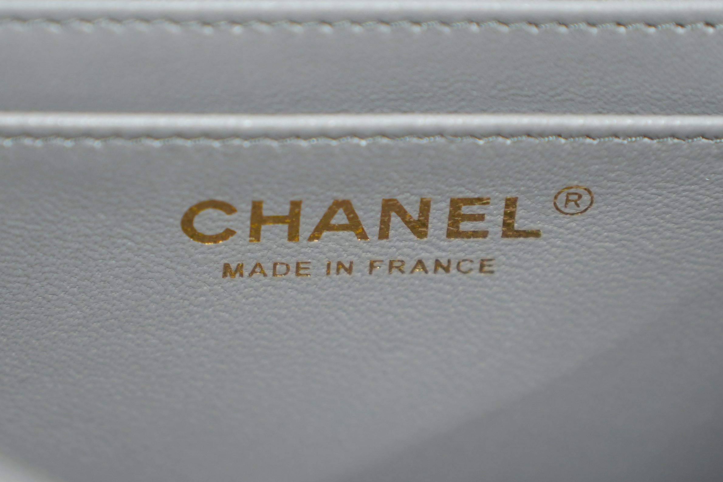 Chanel | Classic Flap Bag – Grey Caviar Leather – Gold Hardware