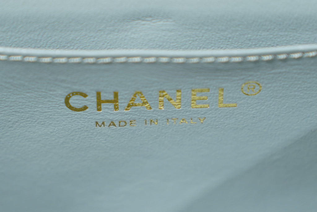 Chanel | Classic Flap Bag – Misty Blue Lambskin – Gold Hardware