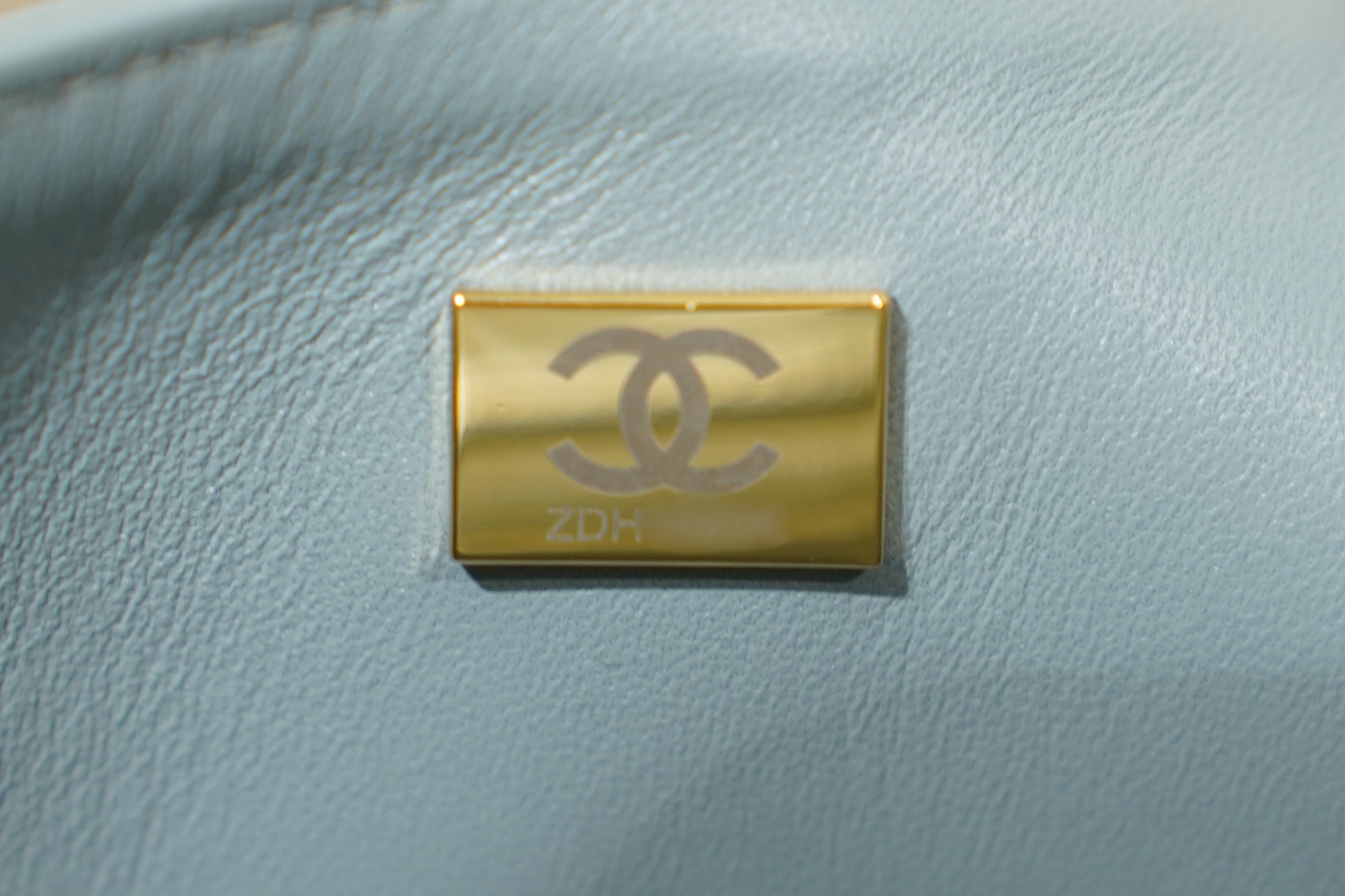 Chanel | Classic Flap Bag – Misty Blue Lambskin – Gold Hardware