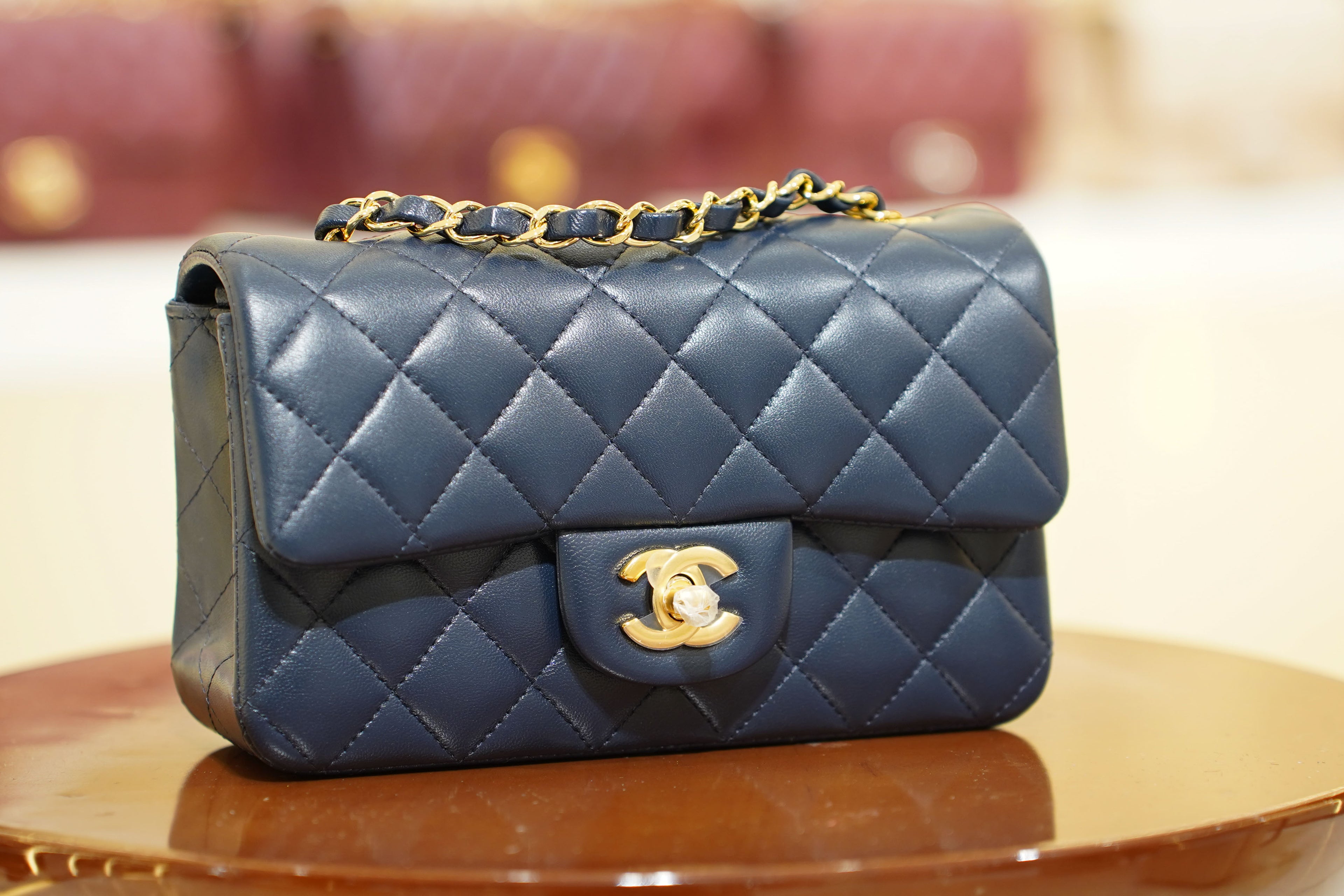 Chanel | Classic Flap Bag – Deep Navy Lambskin – Gold Hardware
