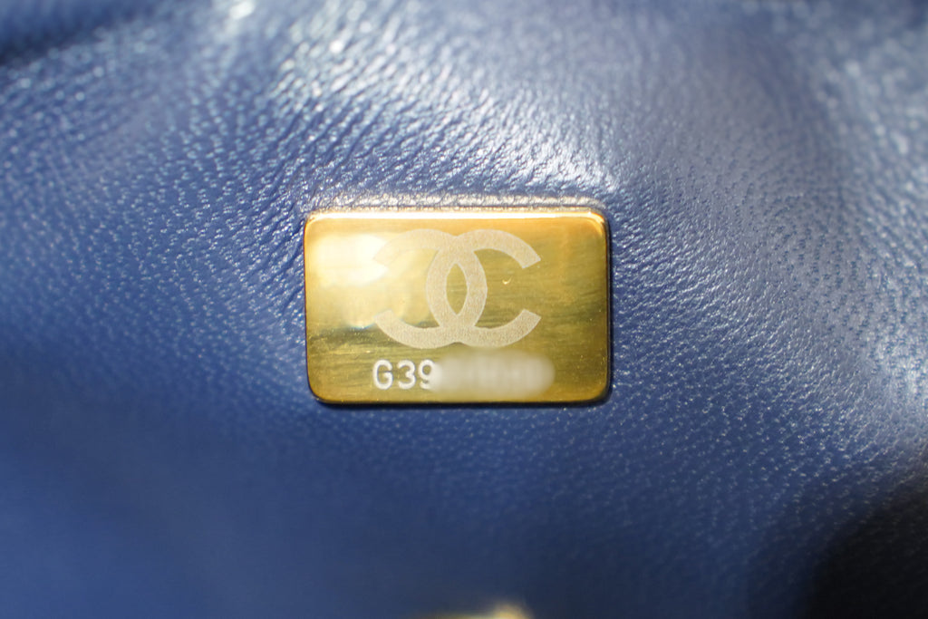 Chanel | Classic Flap Bag – Navy Caviar Leather – Gold Hardware