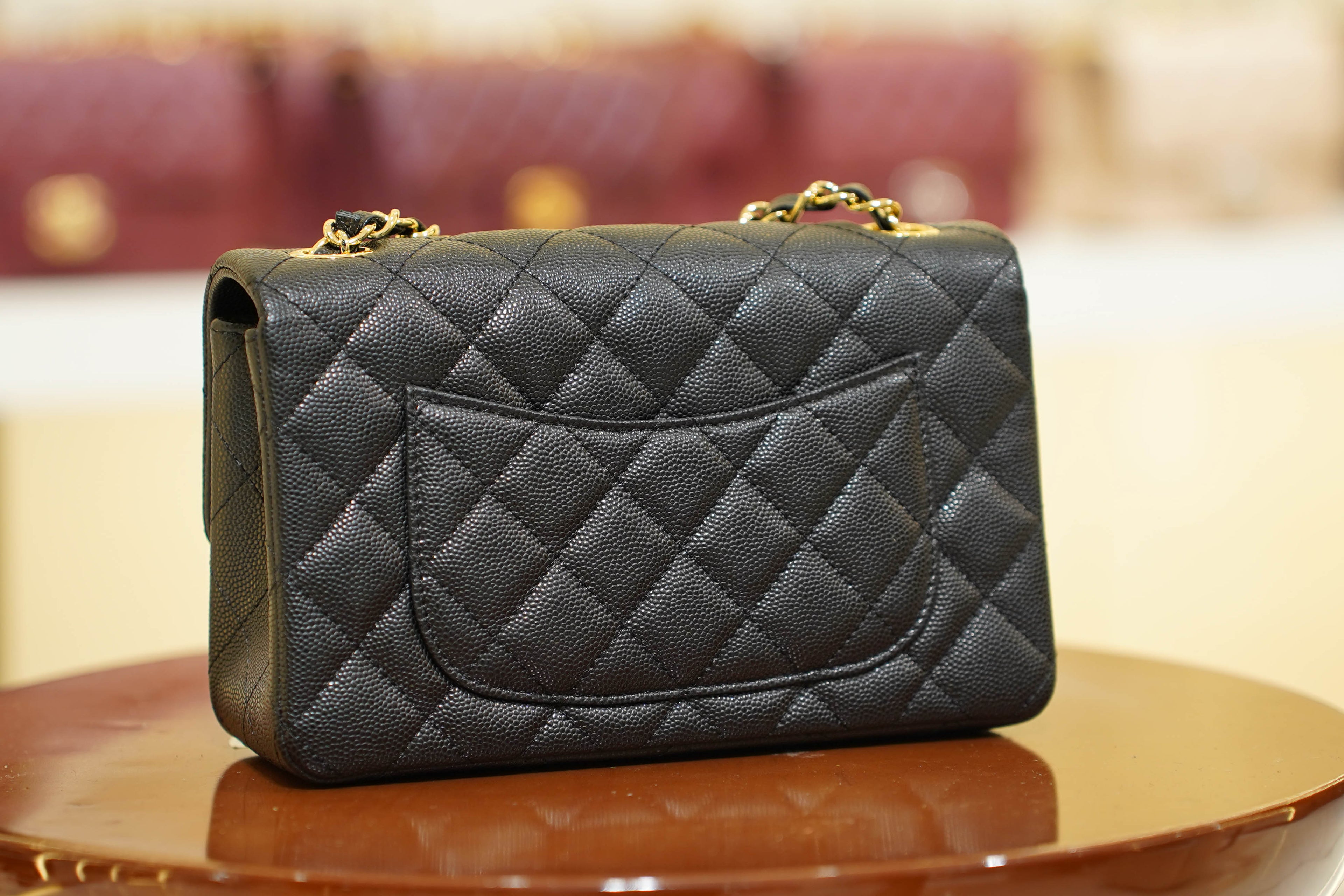 Chanel | Classic Flap Bag – Black Caviar Leather – Gold Hardware