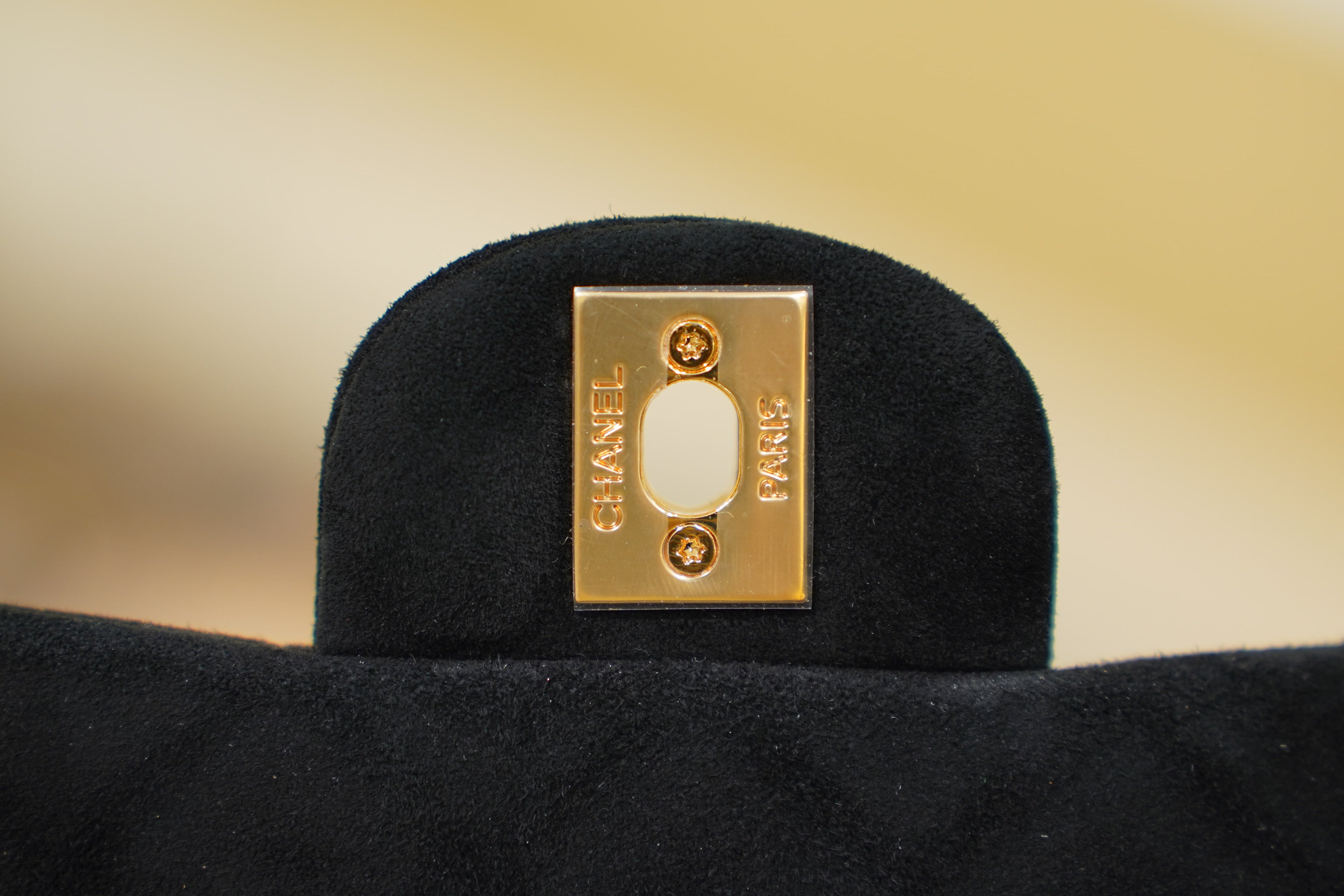 Chanel | Classic Flap Bag – Black Suede – Gold Hardware