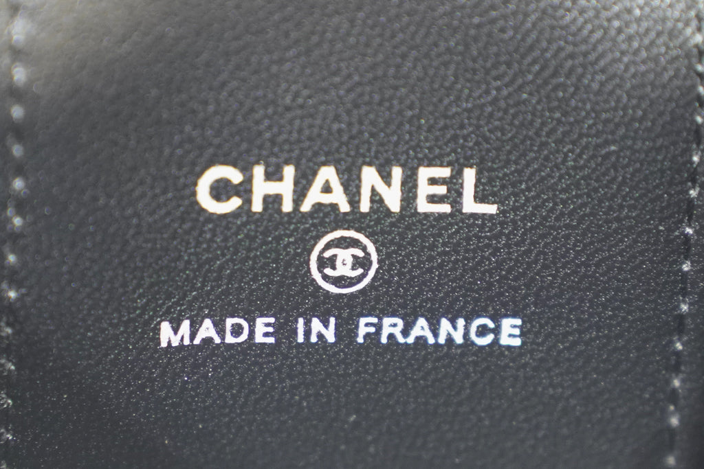 Chanel | Vanity Case Mini – Lambskin Leather – Black – Ruthenium Hardware