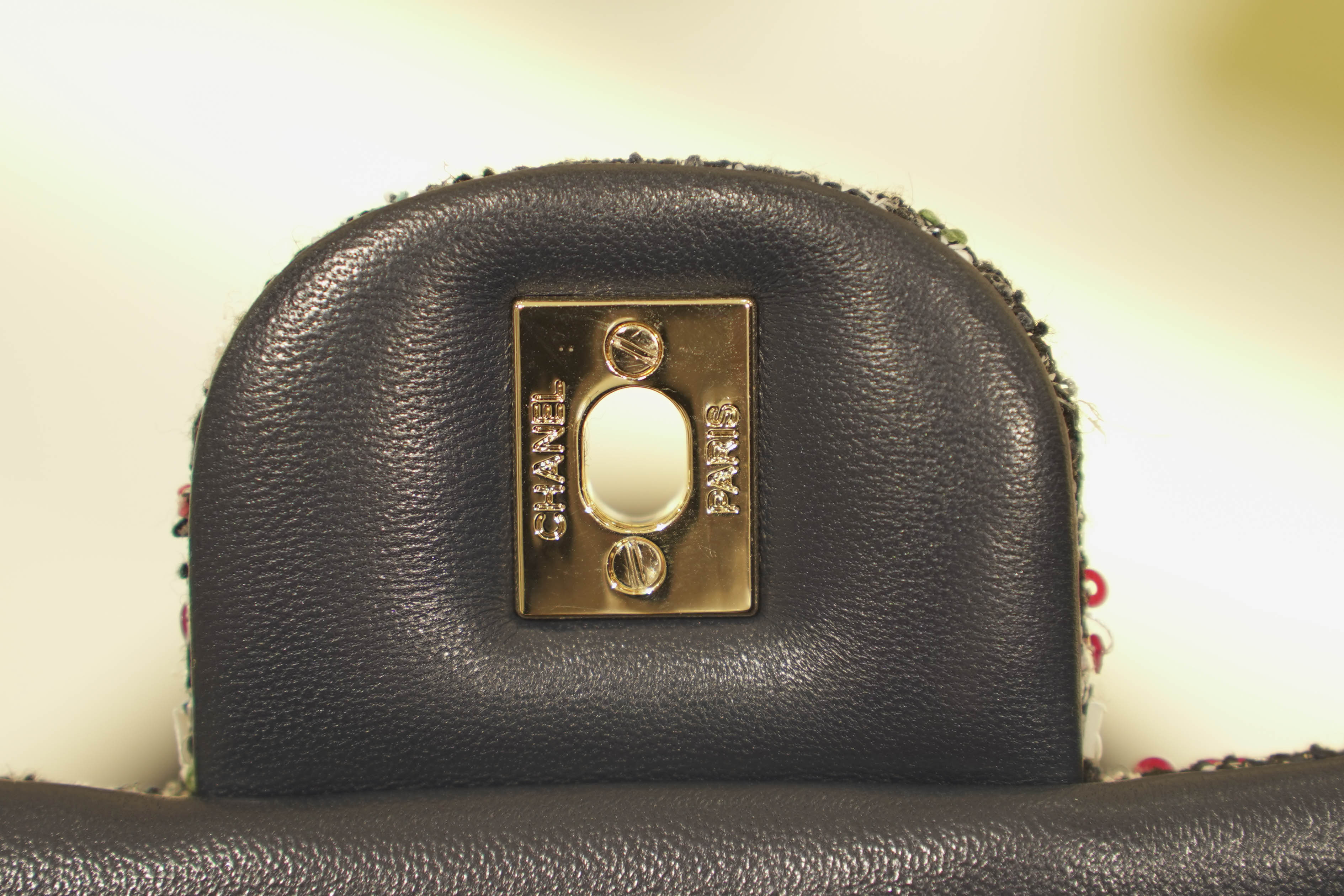 Chanel | Classic Flap Bag – Multicolor Tweed & Sequins – Gold Hardware