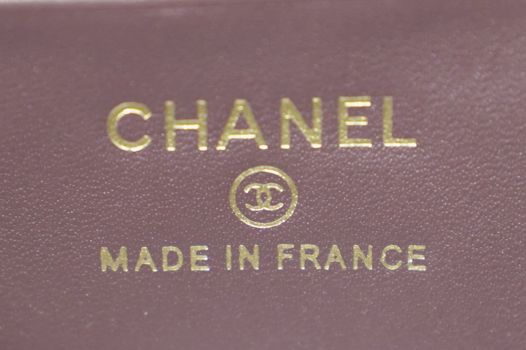 Chanel | Small Vanity Case – Bordeaux Patent Leather – Gold Hardware