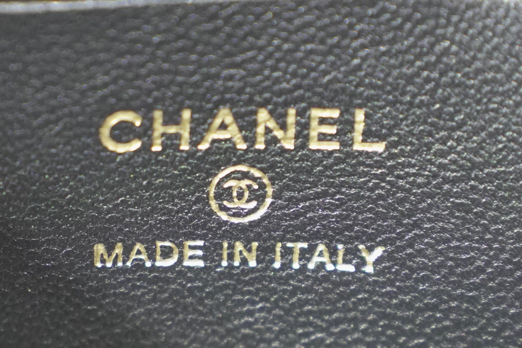 Chanel | Small Vanity Case – Black Lambskin – Crystal Handle & Logo – Gold Hardware