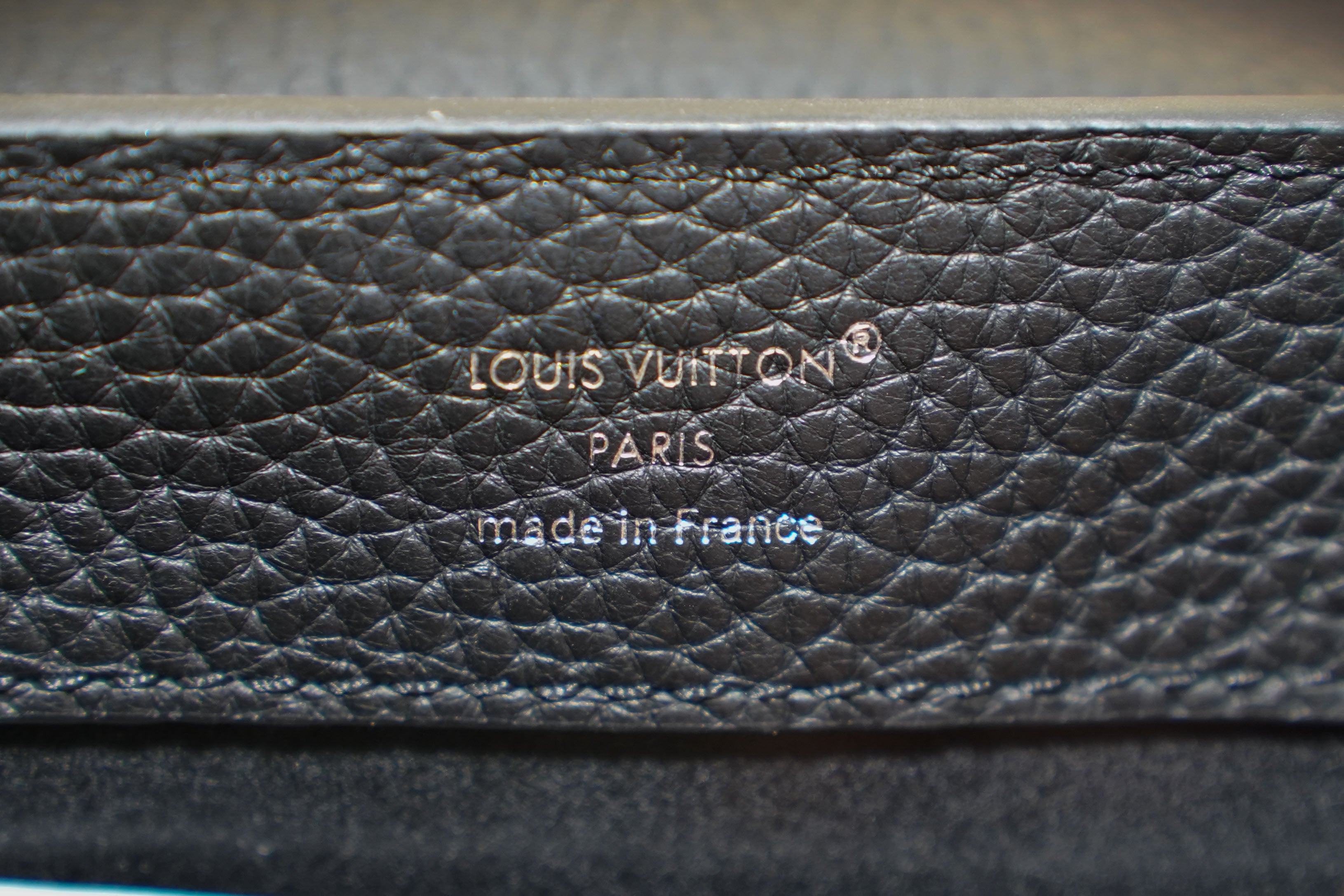 Louis Vuitton | Capucines Medium – Leather – Black – Silver Hardware