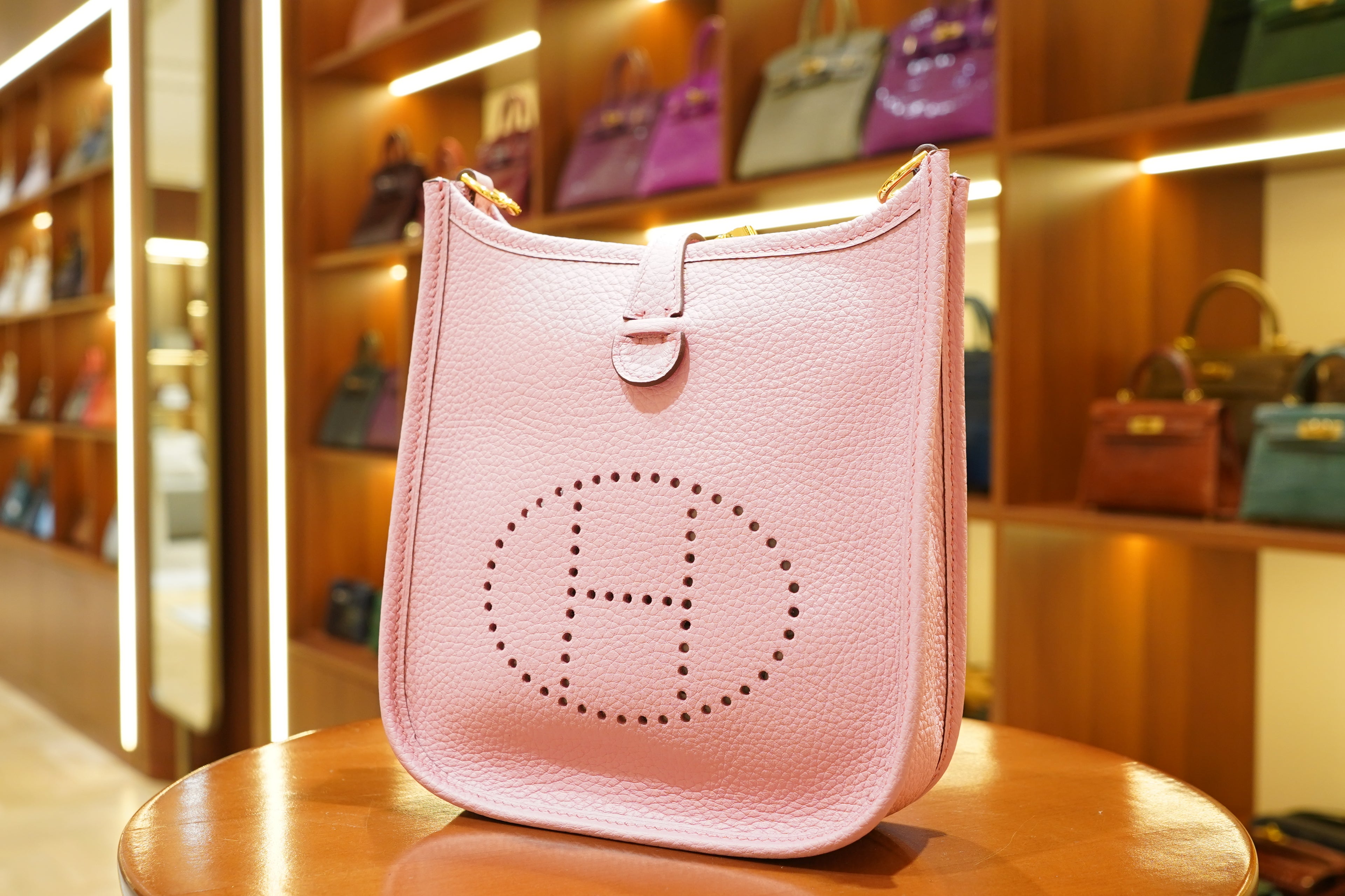 Hermes | Evelyne Small – Epsom – Pink – Gold Hardware