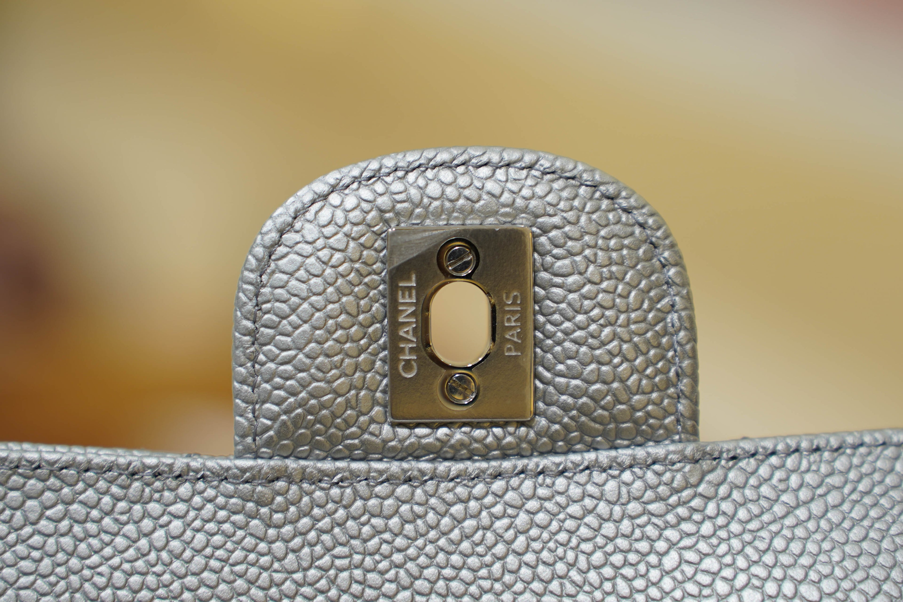 Chanel | Classic Flap Bag – Medium – Leather – Silver – Silver Hardware