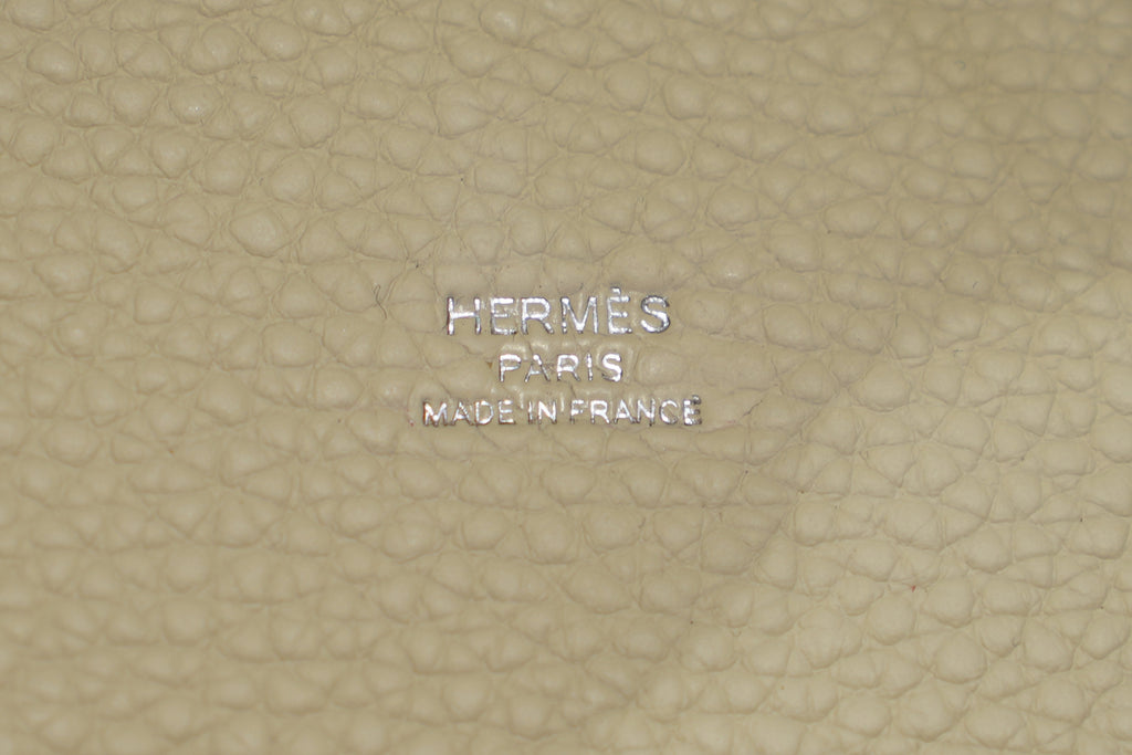 Hermès | Picotin Lock – Togo – Weiß – Goldene Hardware