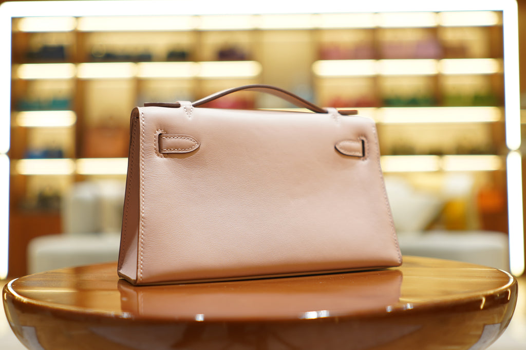 Hermes | Kelly Pochette – Epsom – Pink – Gold Hardware