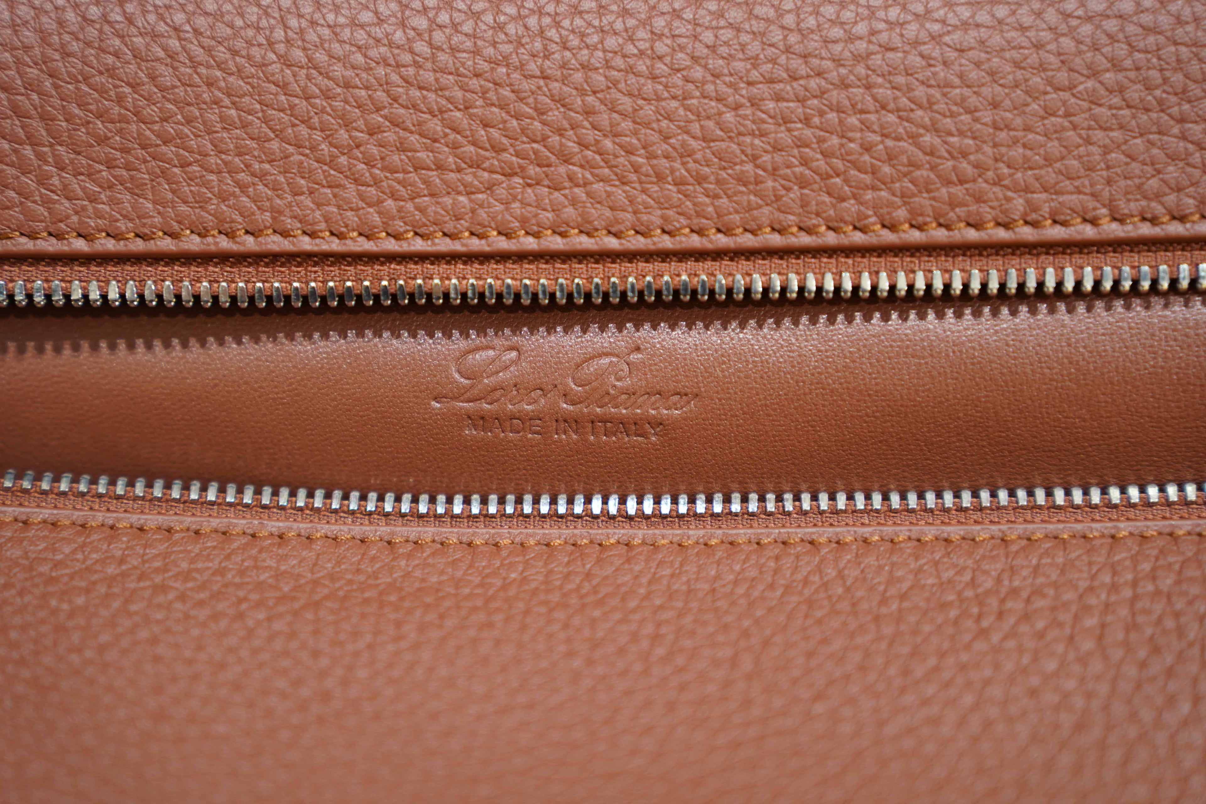 Loro Piana | Extra Bag L27 – Leather – Brown – Silver Hardware
