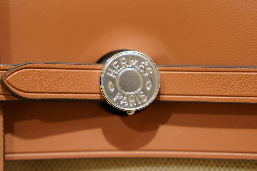 Hermes | Herbag Backpack – Canvas – Beige – Gold Hardware