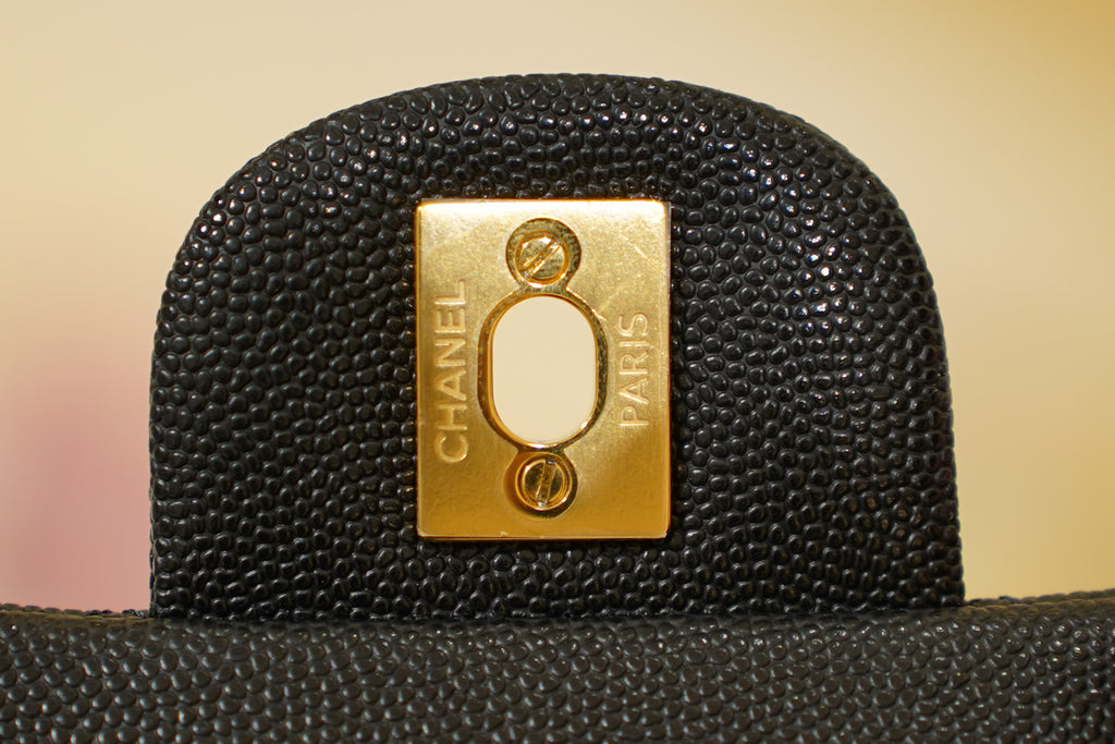 Chanel | Classic Flap Bag – Medium – Leather – Black – Gold Hardware