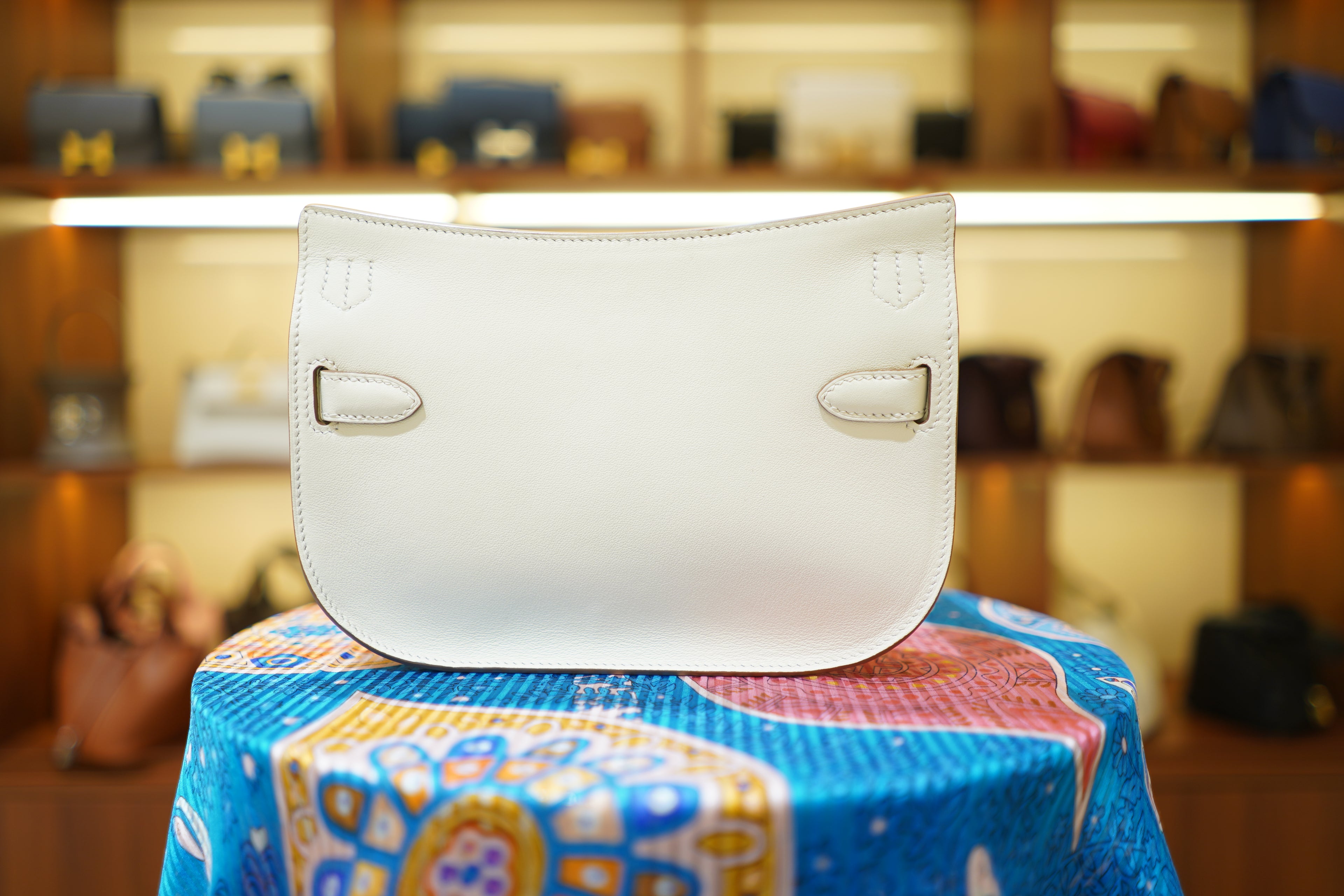 Hermes | Jypsiere – Leather – White – Silver Hardware