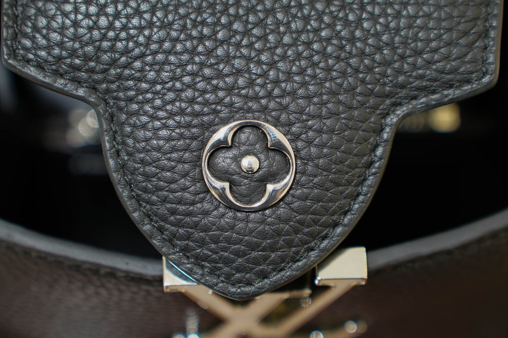 Louis Vuitton | Capucines Medium – Leather – Black – Silver Hardware