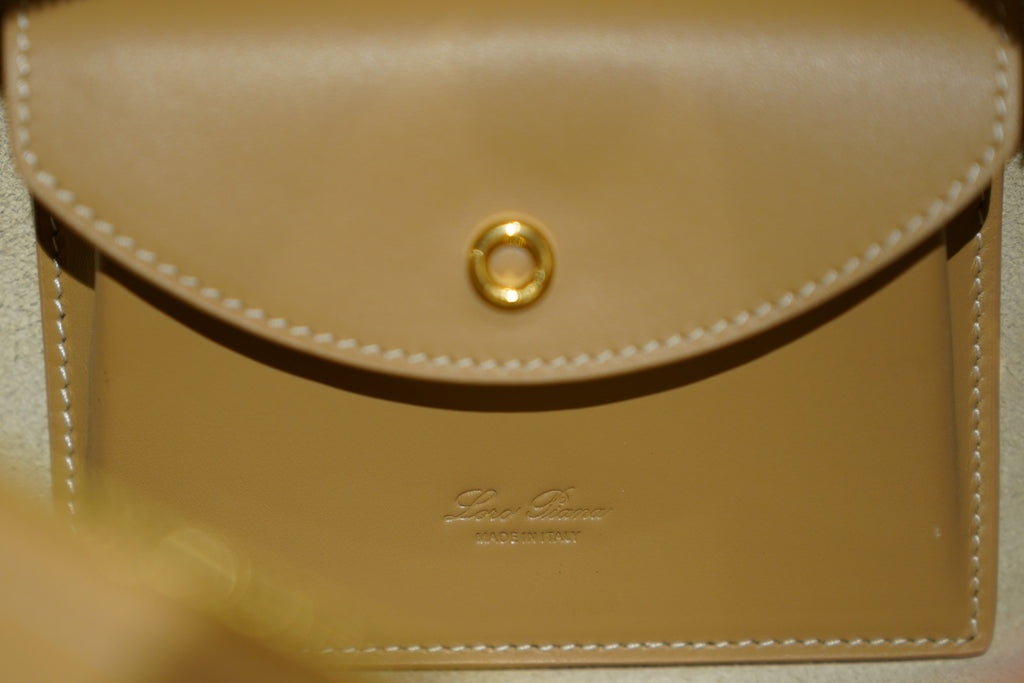 Loro Piana | Extra Bag L27 – Leather – Beige – Gold Hardware