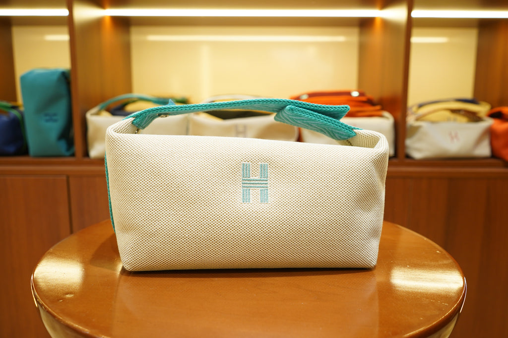 Hermes | Bride a Brac Small – Canvas – White – Silver Hardware