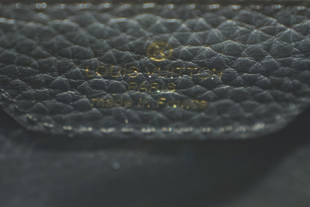 Louis Vuitton | Capucines – Leather – Navy – Gold Hardware