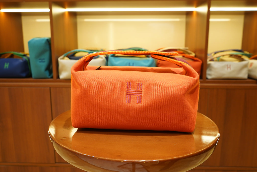 Hermes | Bride a Brac Large – Canvas – Orange – No Hardware