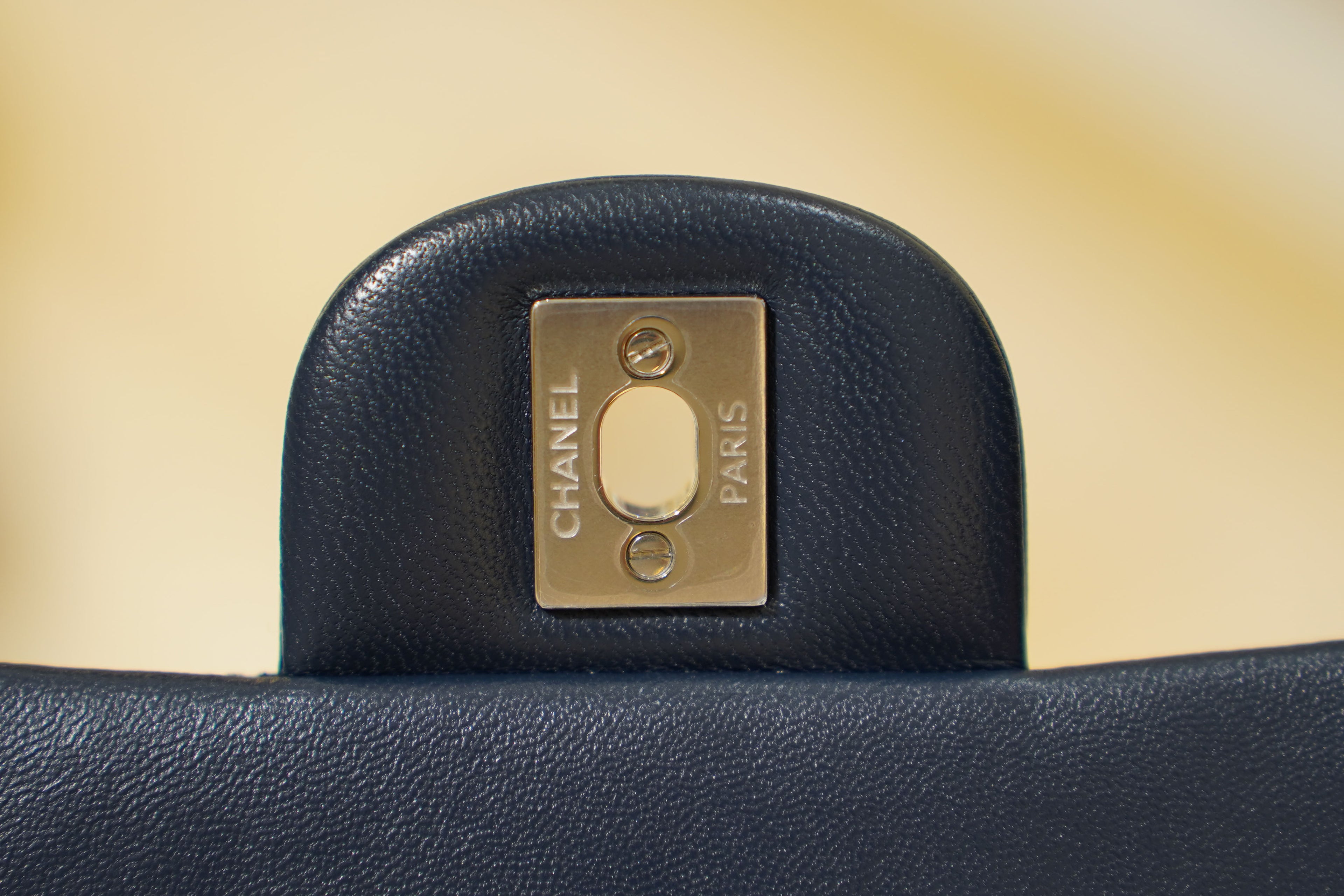 Chanel | Square Mini Flap Bag – Leather – Navy – Gold-tone Hardware