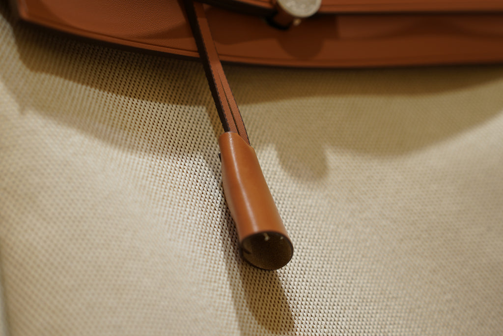 Hermes | Herbag Backpack – Canvas – Beige – Gold Hardware