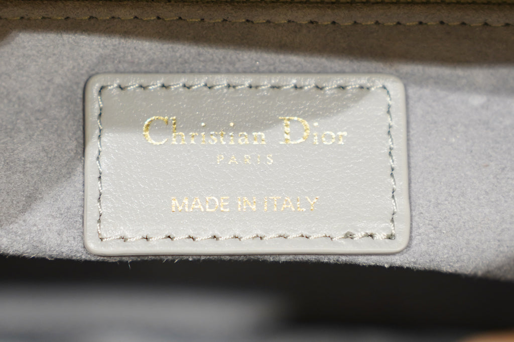 Dior | Lady Dior – Pelle di agnello – Grigio – Finiture dorate